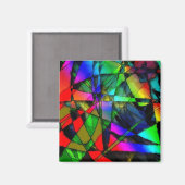 Glas in lood magneet (Voorkant / Achterkant)