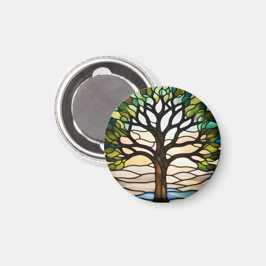 Glas in lood magneet (Voorkant / Achterkant)