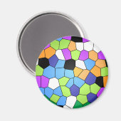 Glas in lood magneet (Voorkant / Achterkant)