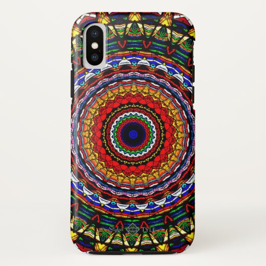 Glas in lood Mandala Case-Mate iPhone Case (Achterkant)