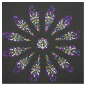 Glas in lood Mandala Fabric Stof (Swatch)