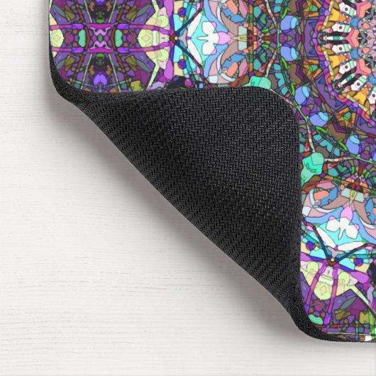 Glas in lood Mandala Muismat (Hoek)