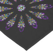 Glas in lood Mandala Short Table Runner Korte Tafelloper (Hoek)