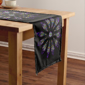 Glas in lood Mandala Short Table Runner Korte Tafelloper (Voorbeeld)
