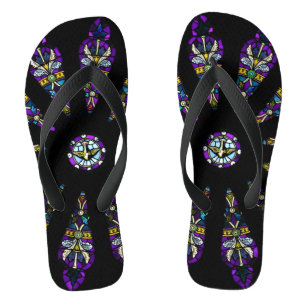 Glas in lood Mandala Teenslippers
