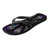 Glas in lood Mandala Teenslippers (Schuin)