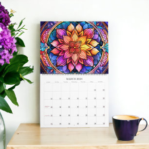 Glas in lood Mandela Kalender