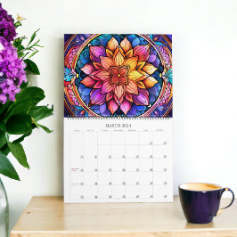 Glas in lood Mandela Kalender