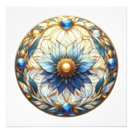 Glas in lood Mandella Foto Afdruk