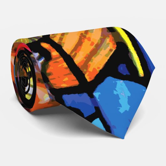 Glas in lood met dubbelzijdig gevoel voor kerstmis stropdas (Opgerold)