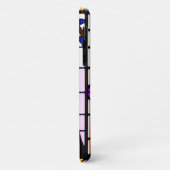 Glas in lood met een hondenportret Case-Mate iPhone case (Achterkant/links)