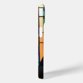 Glas in lood met een hondenportret Case-Mate iPhone case (Achterkant / Rechts)