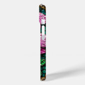 Glas in lood met roze orchideeën Case-Mate iPhone case (Achterkant / Links)