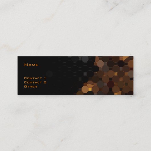  Glas in lood Mini Visitekaartje (Voorkant)