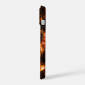 Glas in lood Mistige Goud iPhone 15 Case (Linkerkant)