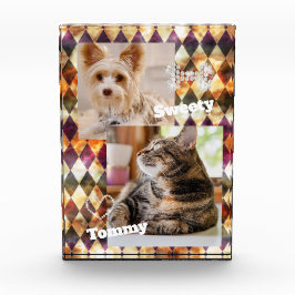 Glas in lood Misty Multicolors Fotoblokken