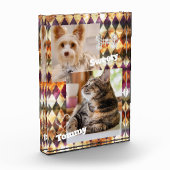 Glas in lood Misty Multicolors Fotoblokken (Links)