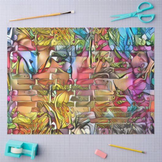 Glas in lood Modern Art Collectie Tissuepapier (Craft)