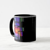 Glas in lood mok (Voorkant links)