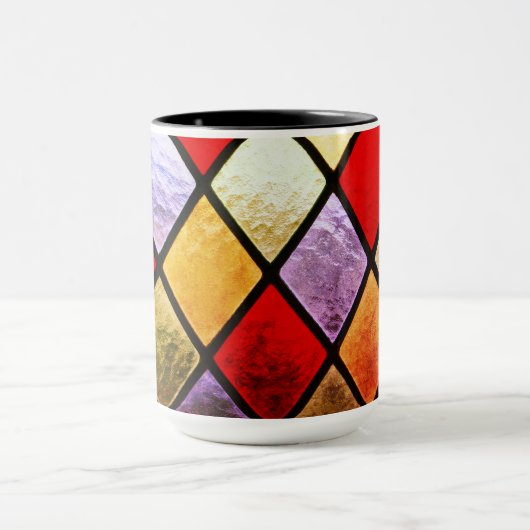 Glas in lood mok (Midden)