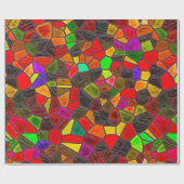 Glas in lood Moody Kleuren Cadeaupapier (Vlak)