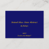 Glas in lood Moon Abstract ATC Visitekaartje (Achterkant)