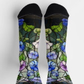 Glas in lood Morning Glories Sokken (Top)