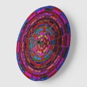 Glas in lood Mosaic Abstract #2 Grote Klok (Hoek)