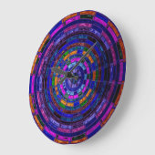 Glas in lood Mosaic Abstract #3 Grote Klok (Hoek)