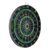 Glas in lood Mosaic Abstract Dartbord (Voorkant Links)