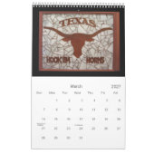 Glas in lood Mosaic Calendar Kalender (Mar 2027)