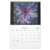 Glas in lood Mosaic Calendar Kalender (Feb 2027)