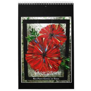 Glas in lood Mosaic Calendar Kalender