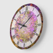 Glas in lood Mosaic Grote Klok (Hoek)