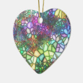 Glas in lood Mosaic Keramisch Ornament (Links)