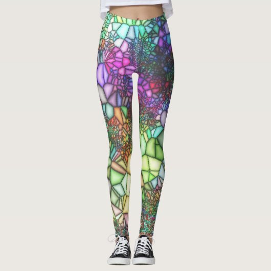 Glas in lood Mosaic Leggings (Voorkant)
