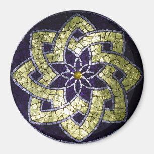 Glas in lood Mosaic Magnet "St. Arnold's Star"