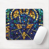 Glas in lood Mosaic Mousepad "Kaleidoscope" Muismat (Met muis)