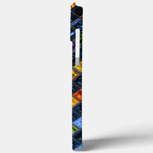 Glas in lood Mosaic Pattern Case-Mate iPhone Case (Achterkant / Links)