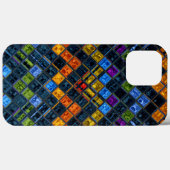 Glas in lood Mosaic Pattern Case-Mate iPhone Case (Achterkant (horizontaal))