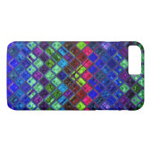 Glas in lood Mosaic Pattern Case-Mate iPhone Case (Achterkant (Horizontaal))