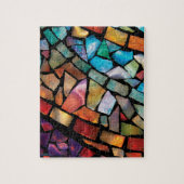 Glas in lood Mosaic Puzzle "Fiesta Fun" Legpuzzel (Verticaal)