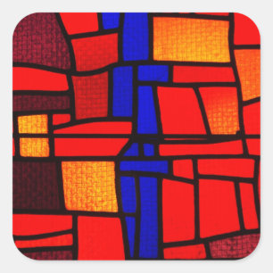 Glas in lood Mosaic Sticker