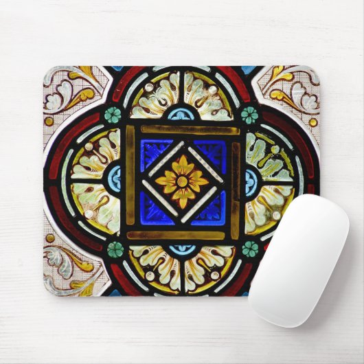 Glas in lood Mousepad Muismat (Met muis)