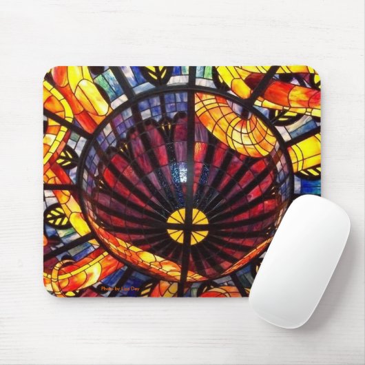 "Glas in lood Mousepad Muismat (Met muis)
