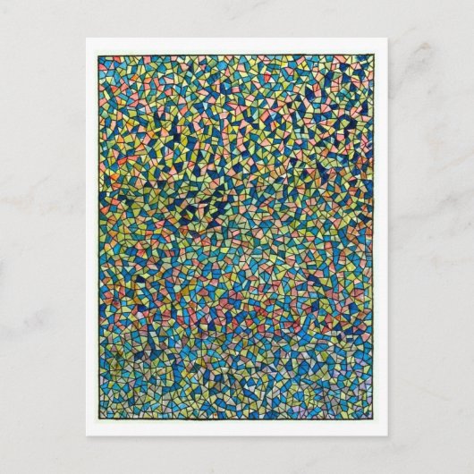 Glas in lood Mozaïek Briefkaart (Voorkant)