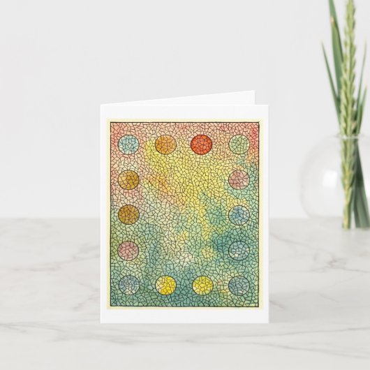  Glas in lood Mozaïek Note Kaart (Voorkant)