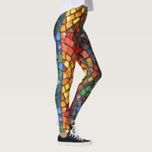 Glas in lood Mozaïek Pop Mode Leggings