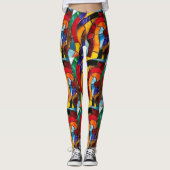 Glas in lood Mozaïek Pop Mode Leggings (Voorkant)