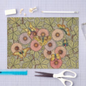 Glas in lood mozaïekflorale vlinderkunst tissuepapier (Craft)